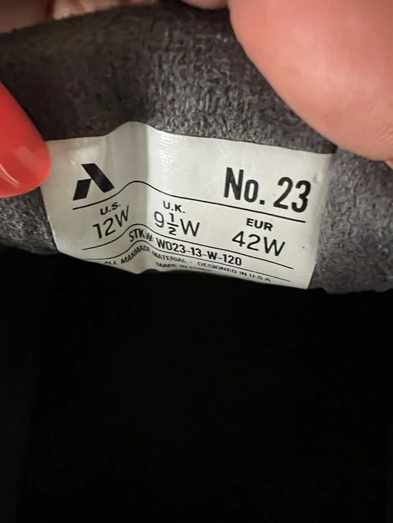 Like New! ANODYNE No. 23 Women's Sport Runner (Gen 1) Black/Grey 12W - Picture 15 of 15